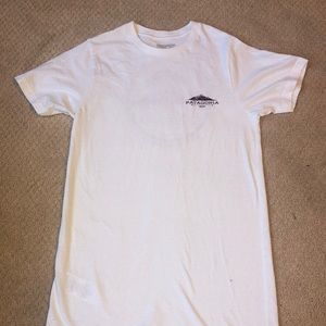 Slim fit white Patagonia t shirt size xs
